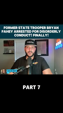 Part 7: Former State Trooper Bryan Fahey ARRESTED For Disorderly Conduct! FINALLY!#audit #karen #drama #fyp #viral #audition 
