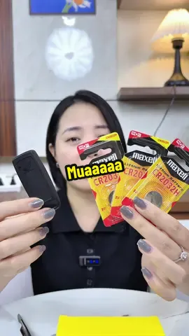 Vỉ pin CR2032H maxell phù hợp với tât cả remode xe máy, ô tô và điều khiển #haxinh #pin #pinmaxell #pindieukhienxemay