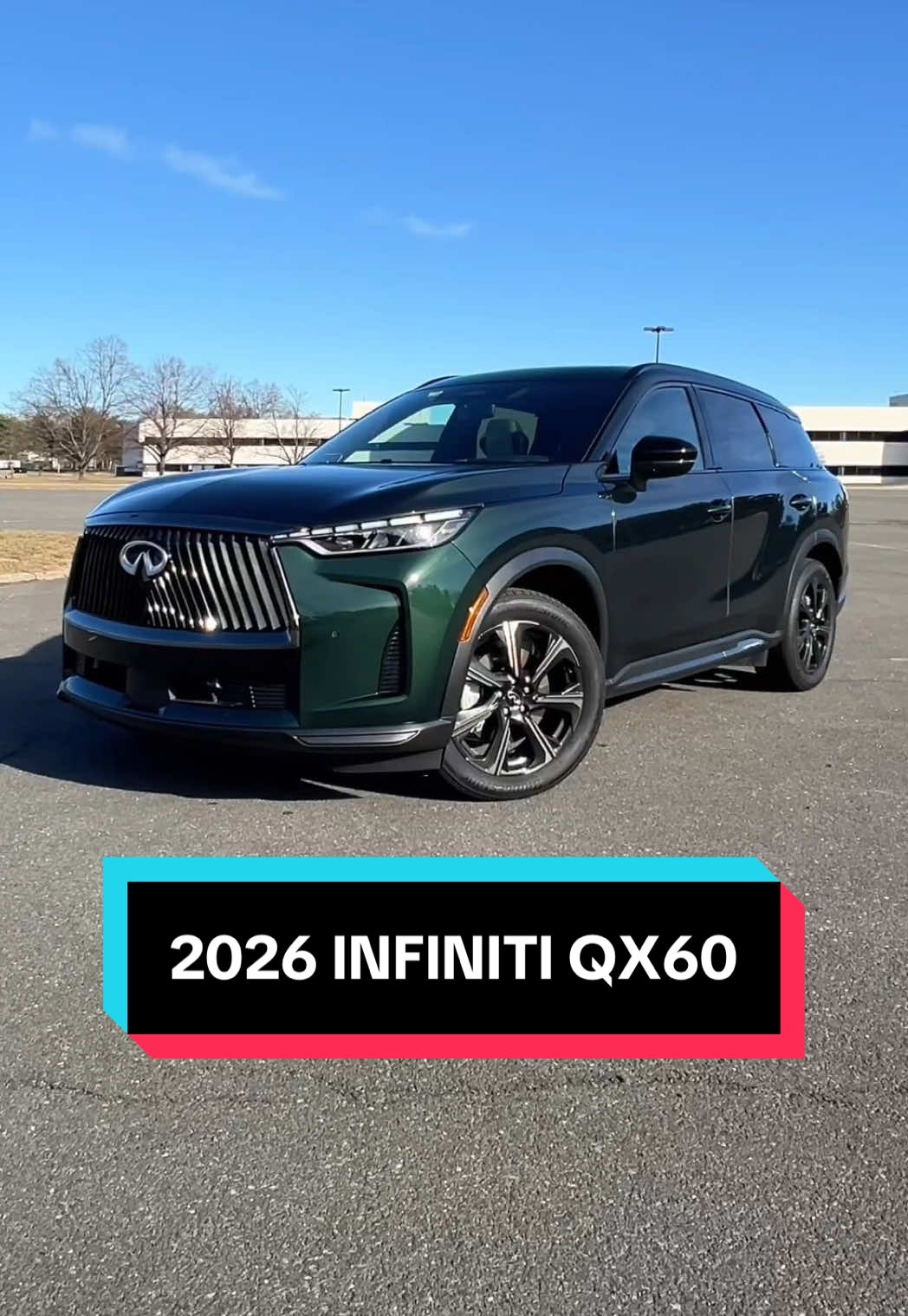 Would you rock a 2026 Infiniti QX60? It just needs more power #infiniti #qx60 #suv #luxurycars #cartok 
