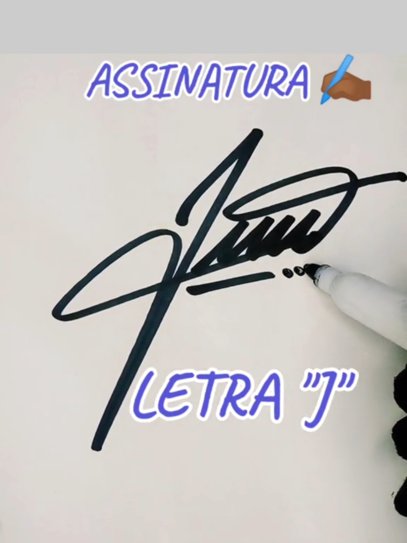 assinatura ✍️🏾  . . . #assinatura #signature #caligrafia #foryou 