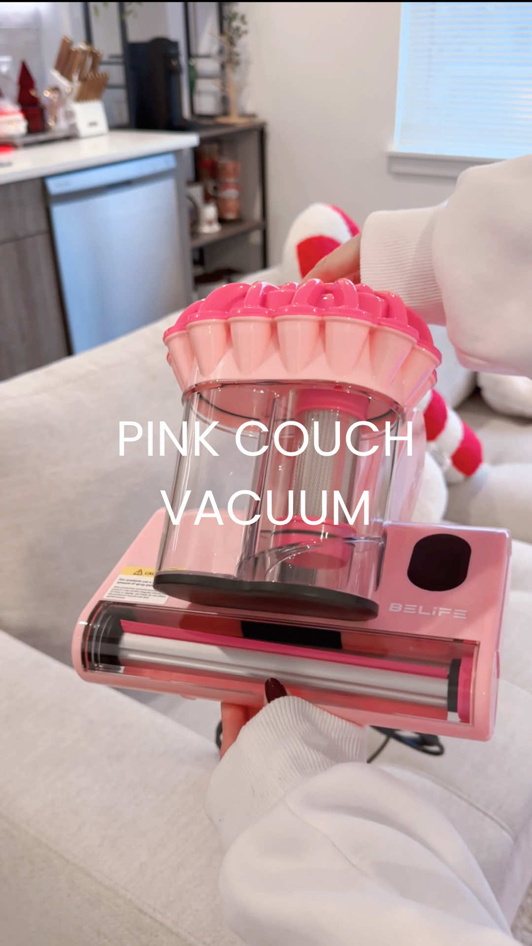 the best vacuum for your couch and mattress 🎀 @Belife Clean #vacuumcleaner #pethairremoval #mattressvacuum #CleanTok #cleaningtiktok 