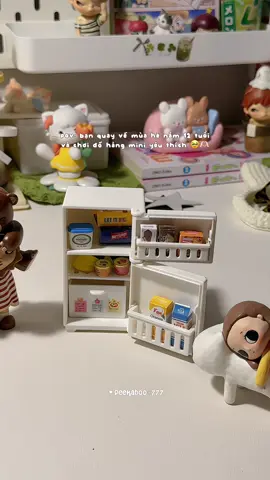 Hồi xưa đến giờ cũng chỉ thích mấy đồ mini như này thôi đấy 🥹🫶🏻 còn ước có căn nhà nhỏ xinh như thế nữa cơ #dochoimini #miniature #mohinhmini #xuhuong #fyp 