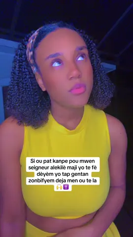 Yo ale nan racine mwen pou yo jwenn bout mwen yo pa ka pasé , le yo wè yo pa kapab yo vin ofrim manje nan domi, mwen refize, Bondye pap bay mwen 🙌❤️