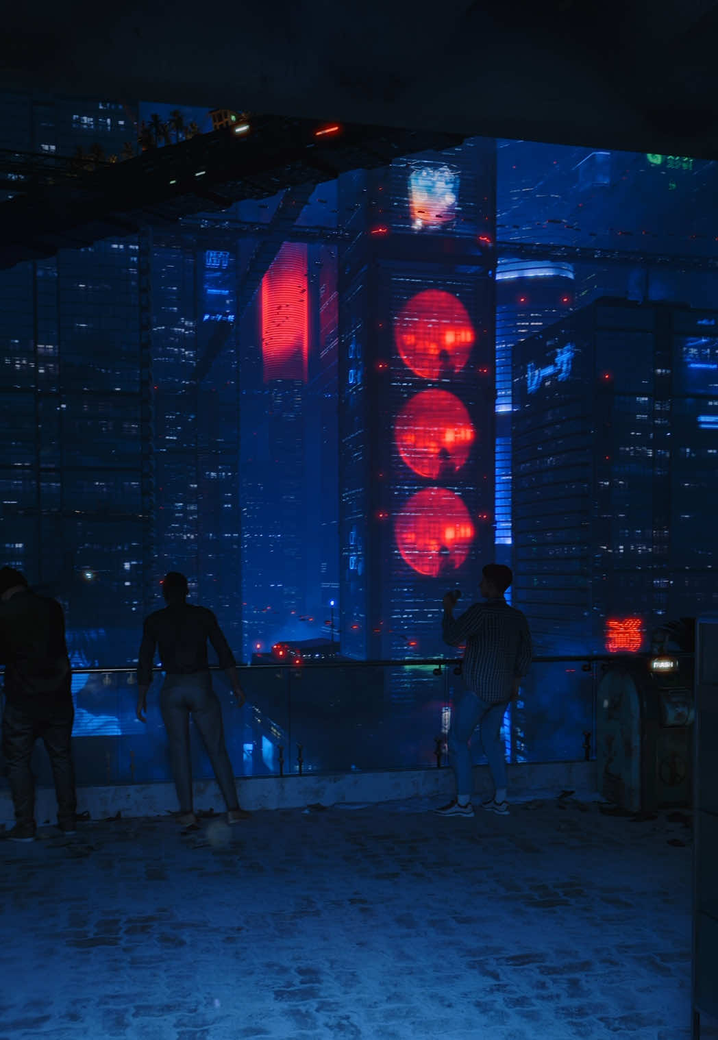 Always looking for you. 📍Stardust Station, Los Arthenis . . . Rendered with @Drop & Render  . . . #blender3d #animation #animefyp #cyberpunk #night 
