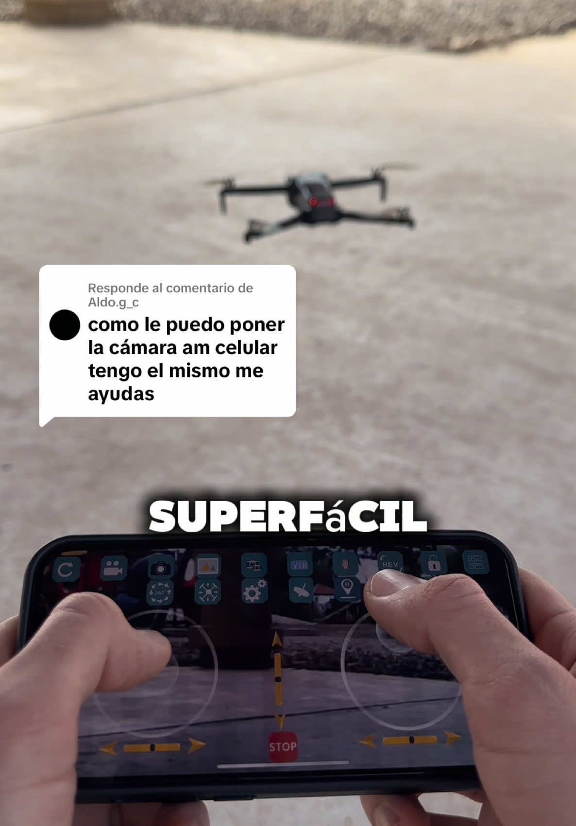 Respuesta a @Aldo.g_c En este video explico cómo ver la cámara del dron en el celular… es súper fácil ✈️📱 Enciendes el dron, te conectas al wifi, abres la app Wifi CAM y listo: ya tienes la cámara en tiempo real desde tu teléfono. Ideal para principiantes y para quienes quieren divertirse sin gastar de más. Disponible en el carrito naranja 🛒🍊 #dron #camara #tecnologia #control #añonuevoentiktokshop 