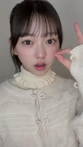 学校以外でのポニーテールひさしぶりかも🎀 #FJK #09 #鎌田英怜奈