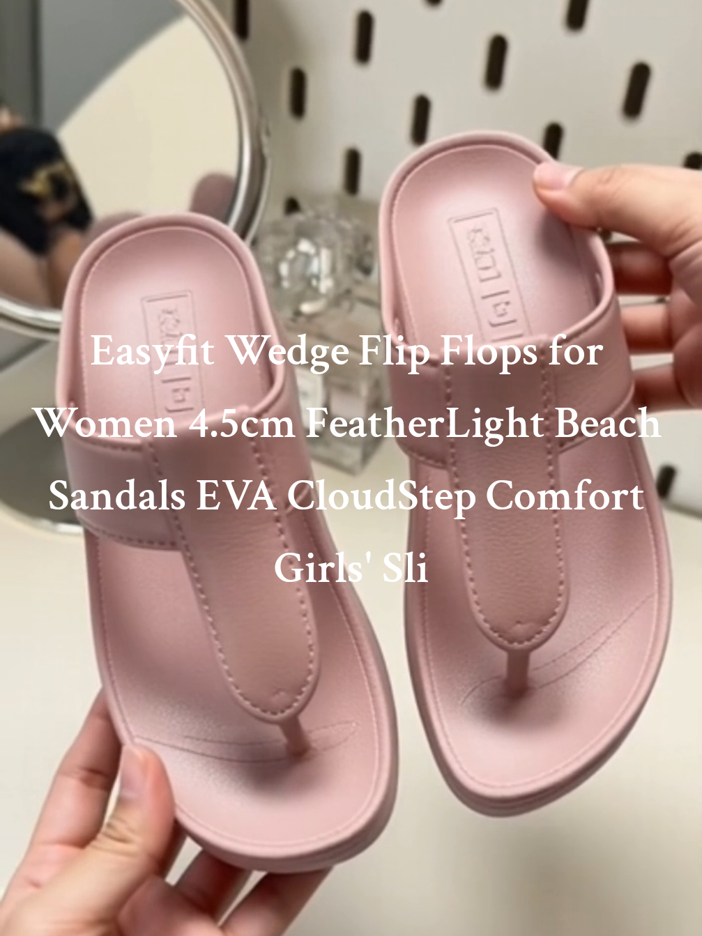 #CloudStep #WedgeFlipFlops #BeachSandals #ComfortFootwear #SummerSlippers 
