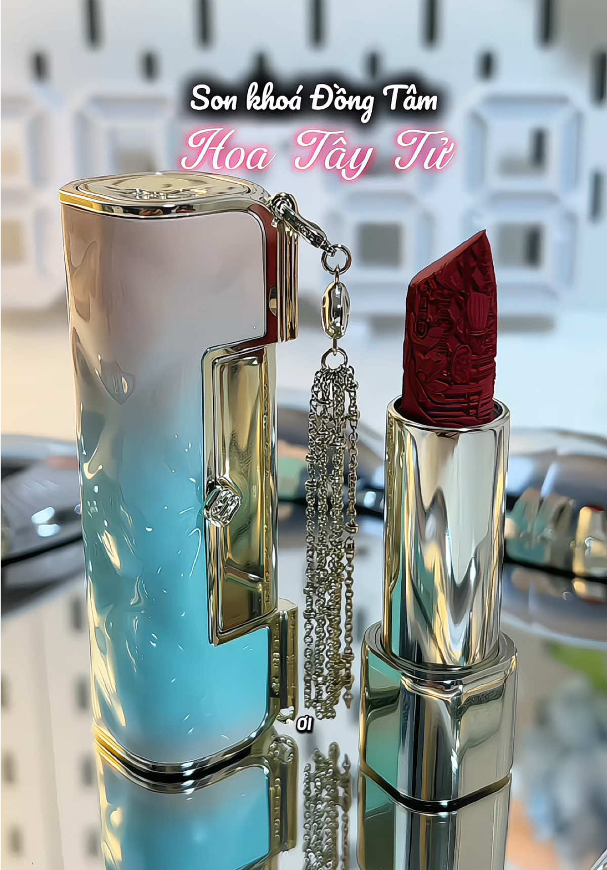 Mấy anh tỏ tình thì chọn màu son 520 nha . #sonkhoadongtam #quatangnguoiyeu #sonhoataytu #florasis #sonxinh 