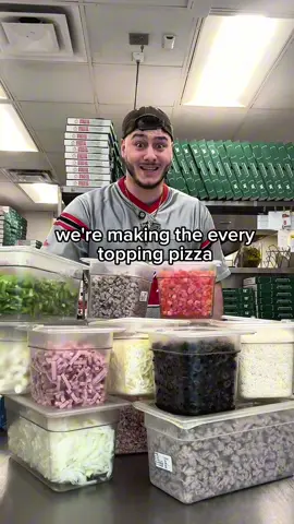 THE EVERY TOPPING PIZZA?!?!!