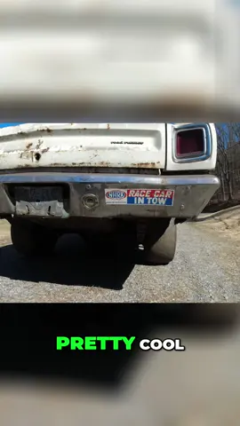 Still has the drag tires! Check out the Dana 60 rear end. Someone swiped the Hemi emblems though. #DragRacing #ClassicCars #Dana60 #Hemi #CarMods Full Video on our Youtube page.