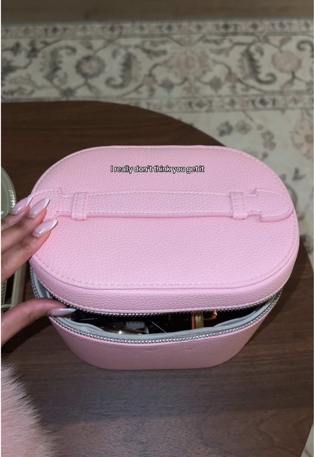“Why do you spend so much on makeup” #makeupbag #makeuporganizer #makeup #aesthetic 