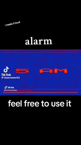 Loud #loud #fnafalarm #alarm #wakeup #veryloud 
