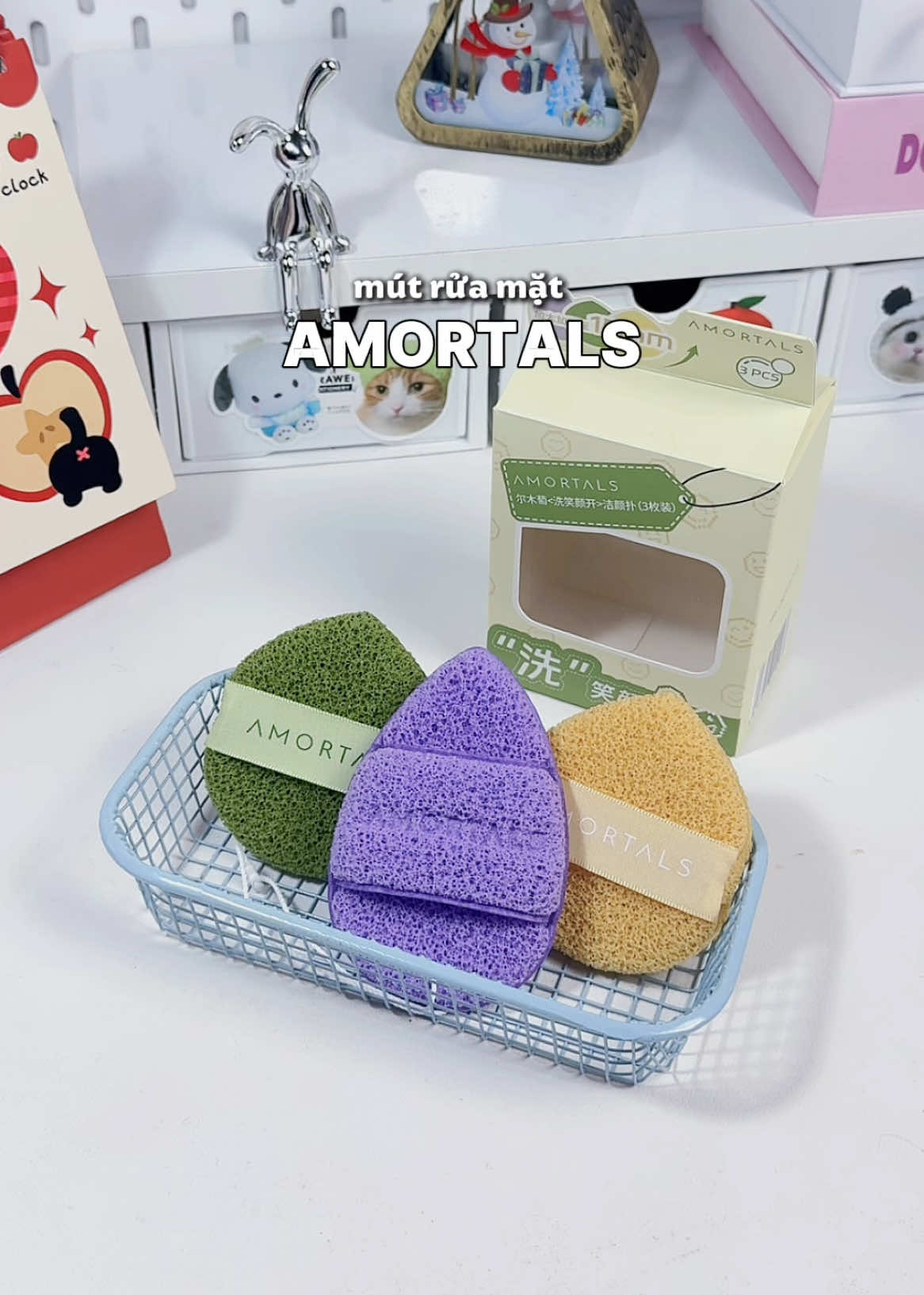 Mút rửa mặt Amortals #amortals#miengbotbienruabat #mutruamat #mutruamatamortals #xuhuong 