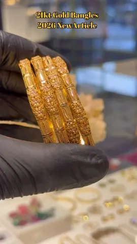 21kt gold bangles latest design 2026 article #ahmadpatialajewellers #jewellery #NewYear2026 #newyeargift #goldset 