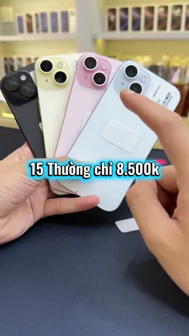15 thường chỉ 8.xxx trả trước 0đ được duyệt luôn ạ #iphone15 #appleonetn 