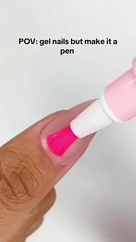 Gel nails. In a pen. 💅 #fyp #viral #nails #nailtok #beauty   