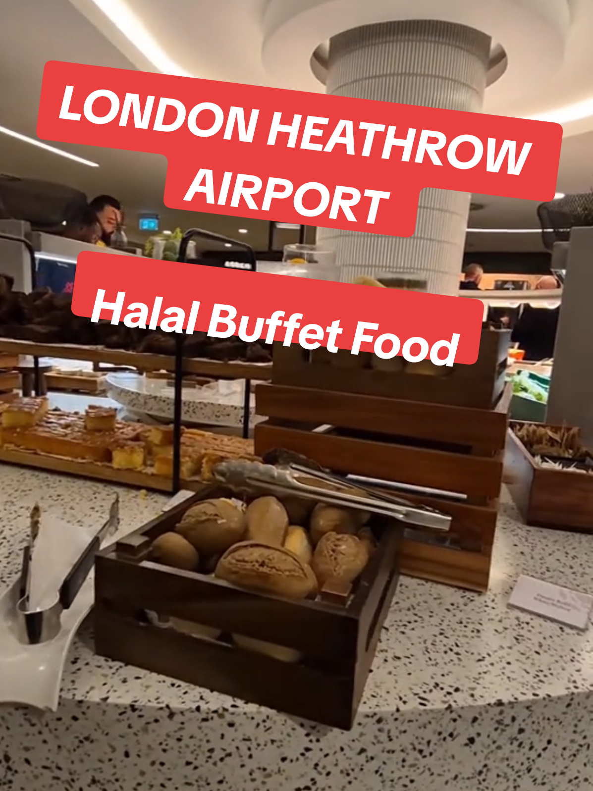 HALAL BUFFET AT HEATHROW - Plaza Premium Lounge (Departures, Terminal 4) inside London Heathrow Airport (LHR) #halalfoodheathrow  #heathrowairport  #halaleats  #muslimtravellers  #halalairportfood 