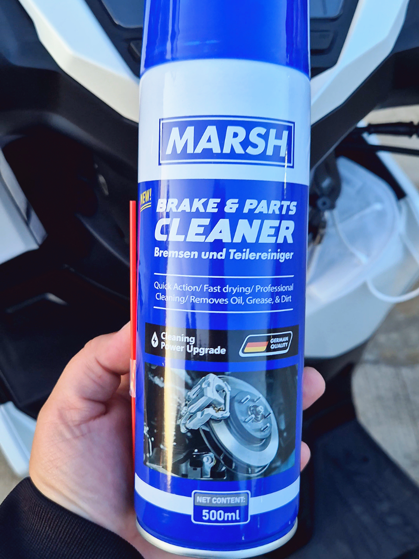 Marsh Brake & Parts Cleaner Brake disc maintenance  #marshcleaner #brakeandpartscleaner #motorcyclemaintenance #motorcyclecleaner #brakeandpartscleaner 