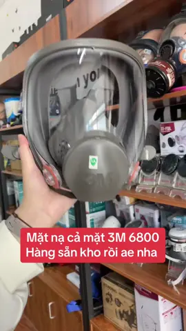 Mặt nạ toàn mặt chống hoá chất 3M 6800 chính hãng, thợ sơn công nghiệp #matna3m #matnachongbuimin #matnathoson #matnatoanmat 