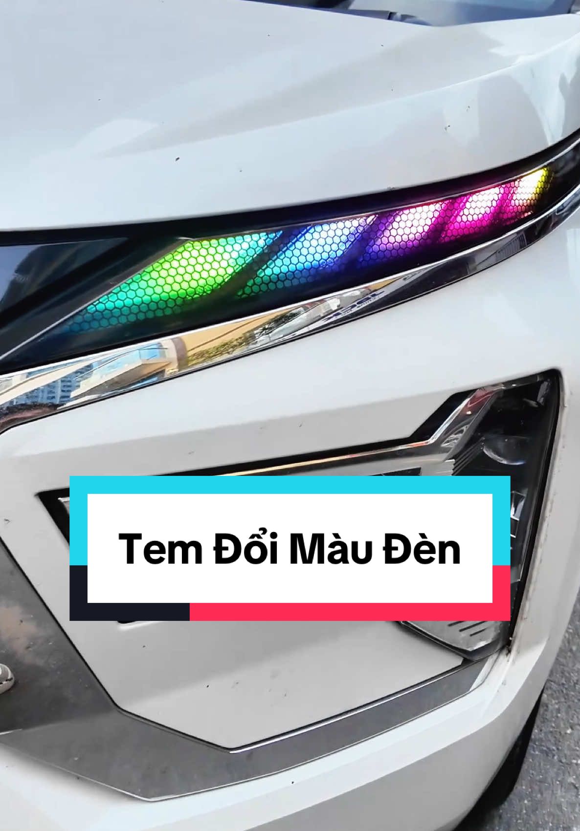 Tem dán đổi màu đèn Xpander #hunglendo #phukienoto #xpander #temdanxe #temdandoimauden 