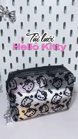 Túi lưới hoạ tiết Hello Kitty 🎀💗#túilưới #tuidungmypham #tuihellokitty #hellokitty #tuihoatiet 