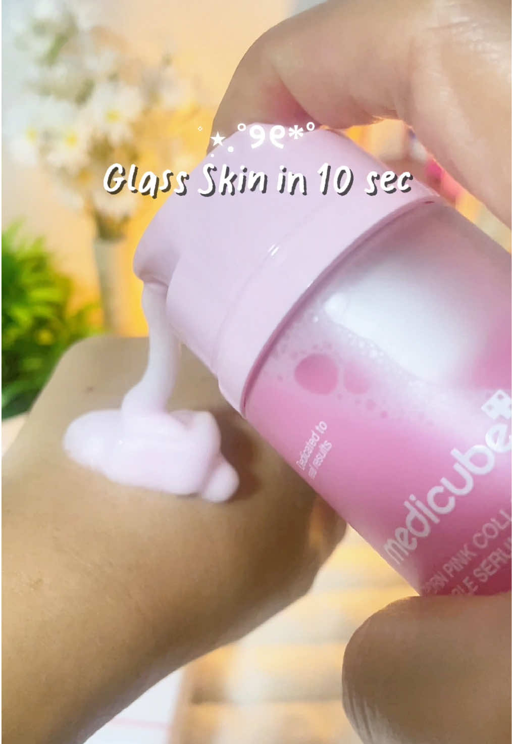 [medicube official] PDRN Pink Collagen Bubble Serum #medicube #pdrnserum #glassskin #skincare #createtowin 
