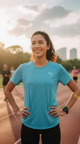 #PUMA VELOCITY #เสื้อยืดวิ่ง สำหรับผู้ชาย สี ผ ฟ้า  