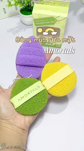 Bông Mút Rửa mặt bọt biển Amortals #bongmutruamat #amortals #bongmutruamatbotbien #bongmutamortals #unboxing 