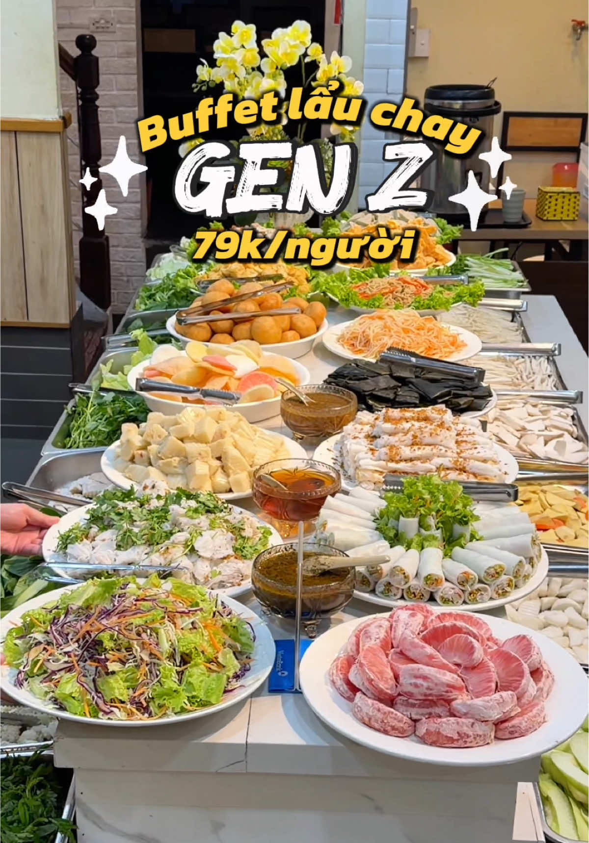 Buffet lẩu chay là nhớ ngay quán này😉 #ngocsfood #vtmgr #LearnOnTikTok #fyp #reviewanngon 