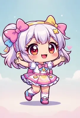 Cute Anime Dance Sticker | Kawaii Chibi Anime Pin #AnimeSticker #ChibiAnime #KawaiiAnime #AnimeDance #AnimePin   
