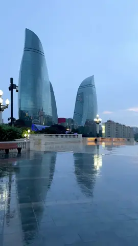 The capital of Azerbaijan is Baku 🇦🇿 Located on the coast of the Caspian Sea, Baku is known for its historic Old City (Icherisheher), the modern Flame Towers, its beautiful boulevard, and rich culture.#2026 #azerbaijan #travel 