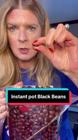 Easy Instant pot @RanchoGordo  black beans. 🫘👏