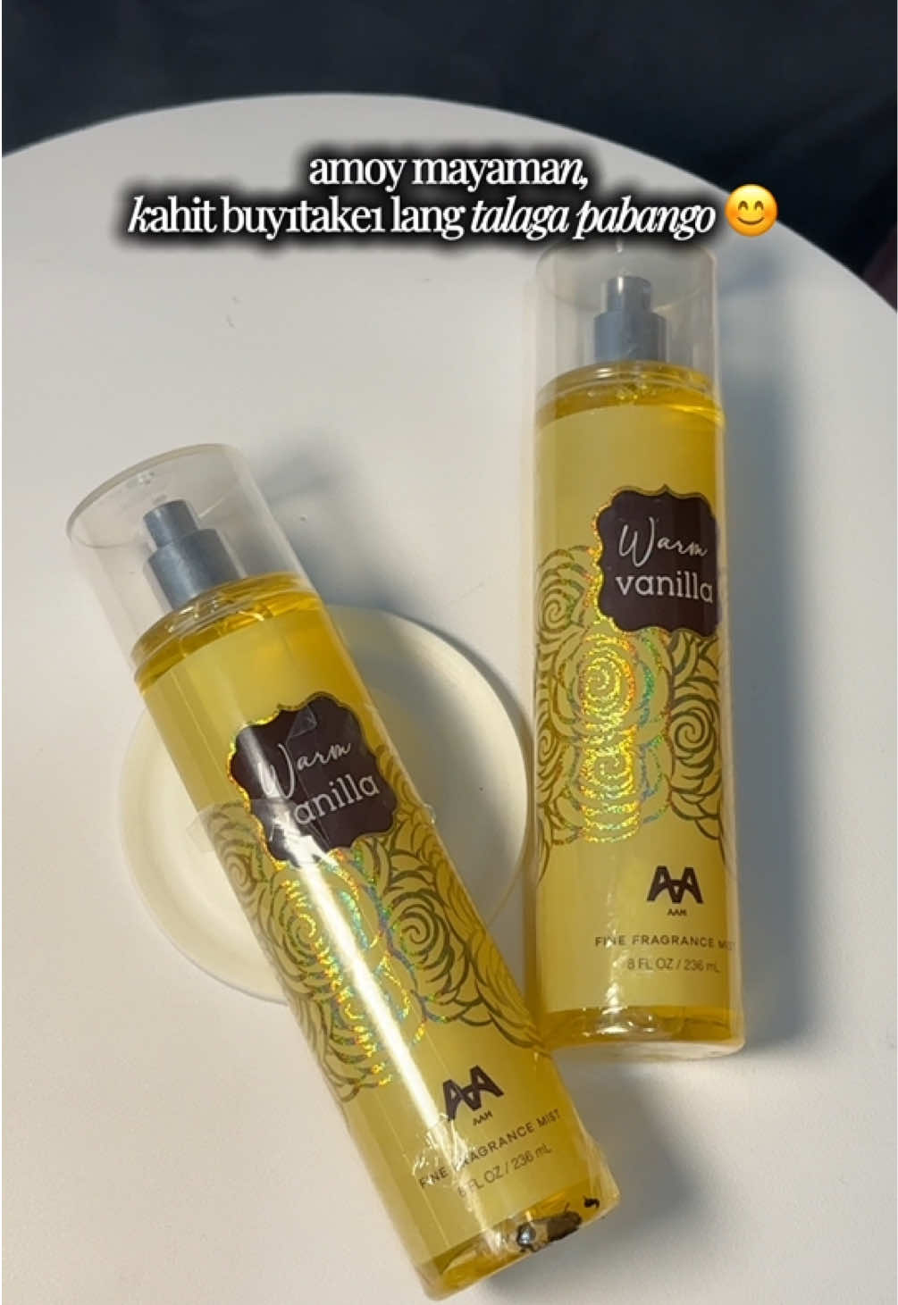 Amoy mayaman pero Buy 1 take 1 lang talaga pabango. hehe   TBUY 1 TAKE 1J AAM Secret Peach Warm Vanilla Perfume Long-lasting Fragrance Mist 236ml Cosmetic Floral Scented Aroma #perfume #barevanilla 