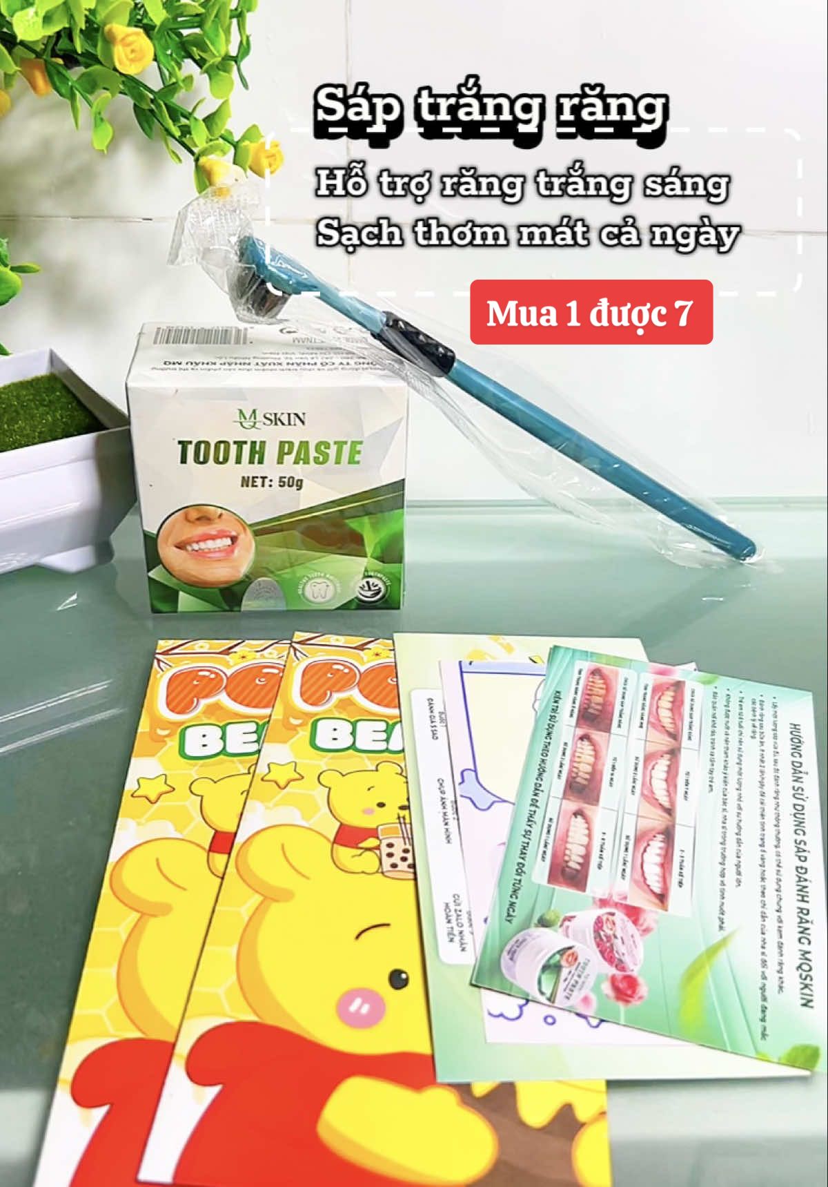Sáp trắng răng mqskin . Mà bà nào dùng rồi mua combo sẽ hời hơn nè #maitrinhshop #sap #saptrangrang #trangrang  @mqskin.  @mqskin.  @maitrinhshop 