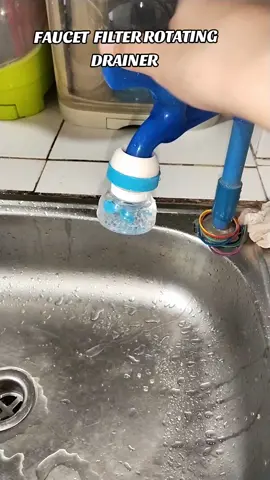 faucet filter rotating  kitchen ware . #faucet #kitchenware #faucetfilter #fyp 