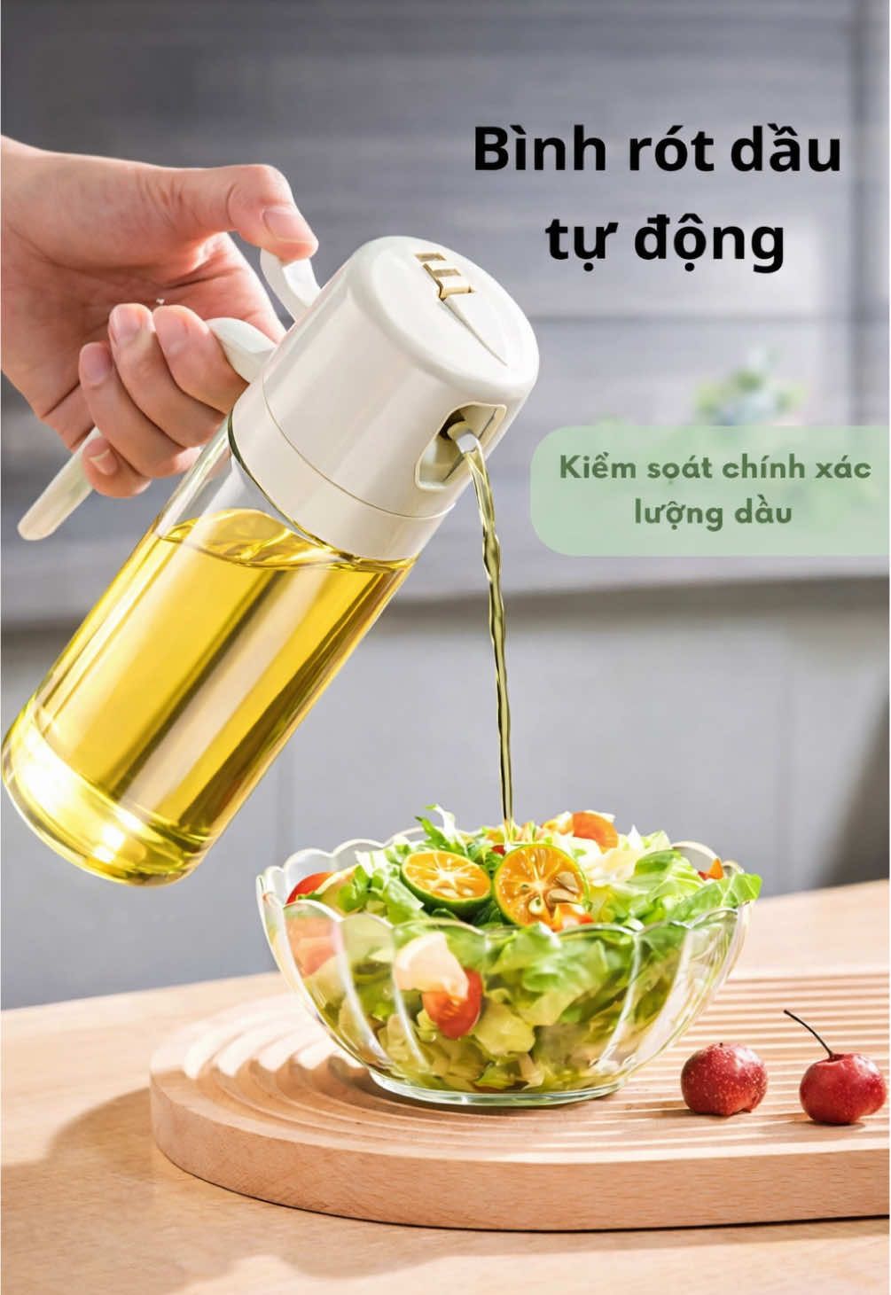 Dùng chai dầu này xong mới thấy nấu ăn nhàn hơn hẳn 😳 #chaixitdau #dobepthongminh #nauan #dogiadung #tiktokreview
