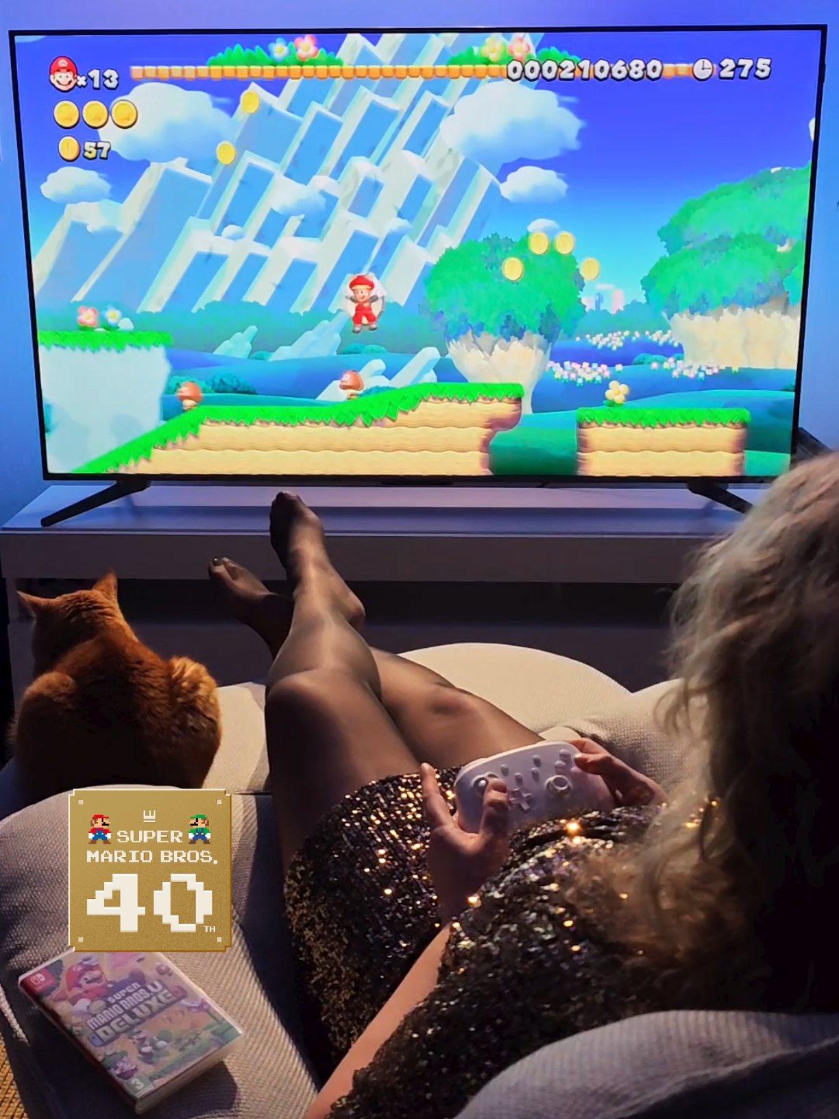 Super Mario Bros. turns 40 and it’s hard to believe how one game managed to change everything. Simple rules, brilliant level design and the pure joy of discovery turned Mario into a. pop culture icon, not just a video game character What was your first Mario adventure? 🍄🎮 #supermario   #nintendo  #retrogaming  #rajstopy #GamerGirl 