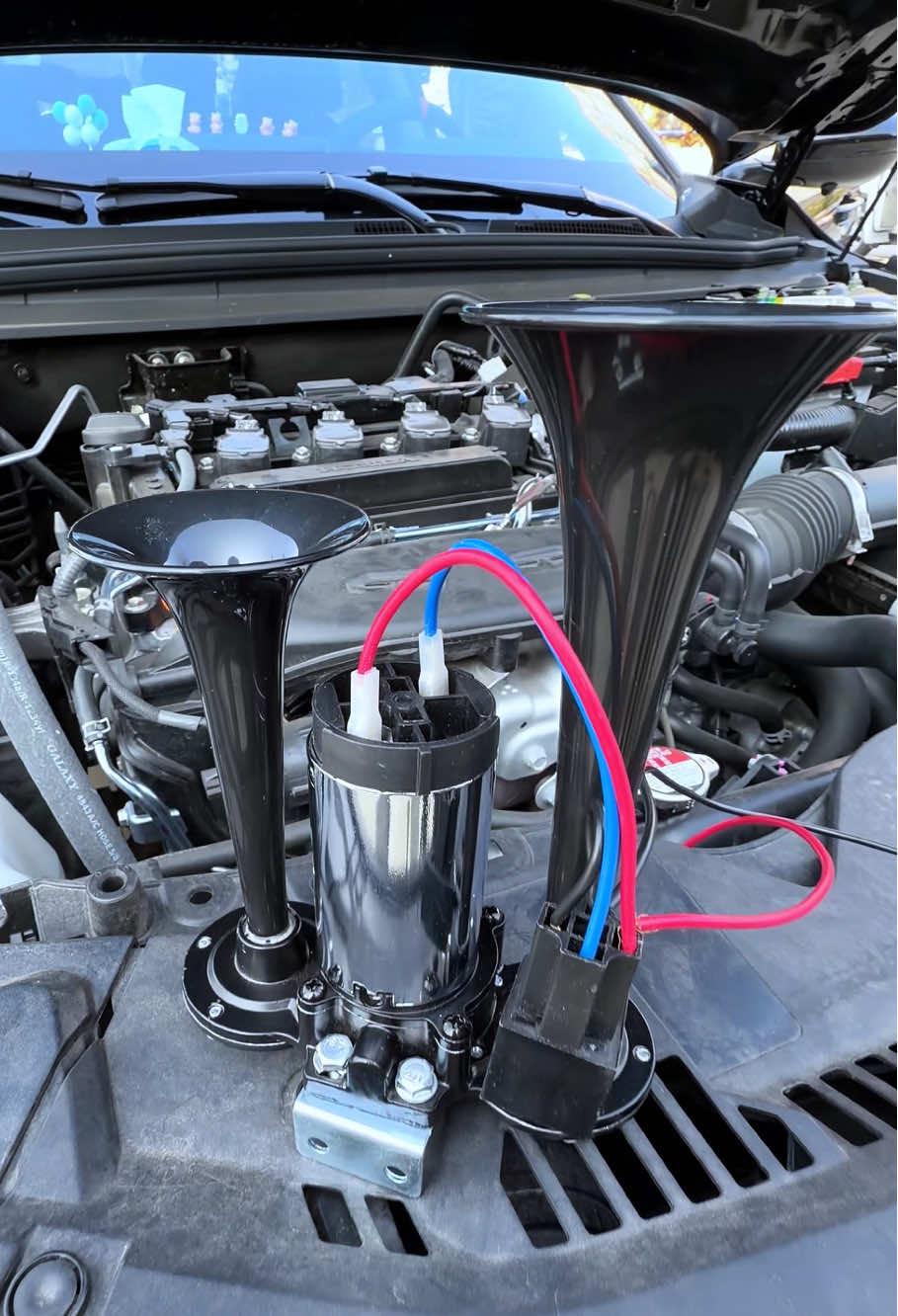 THIS Changes How Streets Hear You.⚠️ Stop being ignored. Start being heard.#TikTokMadeMeBuyIt #RoadRageSolution#TrainHorn #CarSafetyUpgrade #LoudHorn