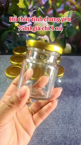 Hủ thủy tinh chưng yến 75ml #huthuytinhchungyen #huchungyen 