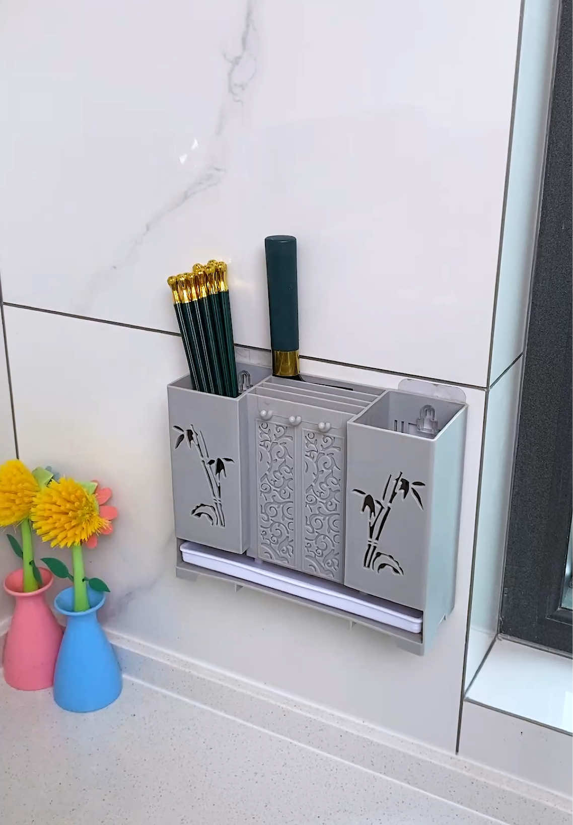 Kệ đựng đữa thìa ráo nước #reviewgiadunghottrend #dogiadung #giadungtienich #xh #kenhabep 