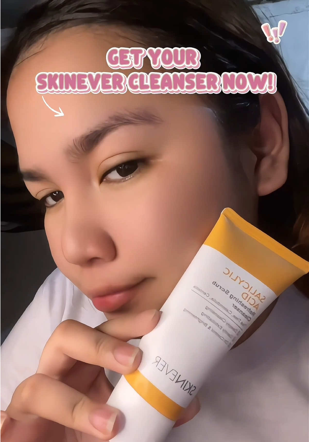 wash your face with skinever! #skinever #salicylicacid #acneprone #oilyskin #fyp 
