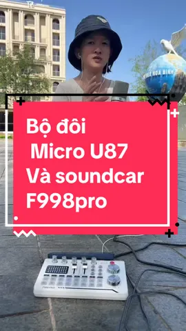 #bộ đôi hát karaoke : thu âm, ghi âm, livestream, quay video… hát âm nhẹ  cho ai đang tìm kiếm mua ạ#soundcard #F998pro #u86 #phuongdu926 