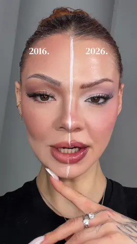 which side wins? part one>  @Mirta Miler personally I prefer the makeup now and I’m looking forward to seeing new makeup trends in 2026. i think full glam is back in a big way divas 