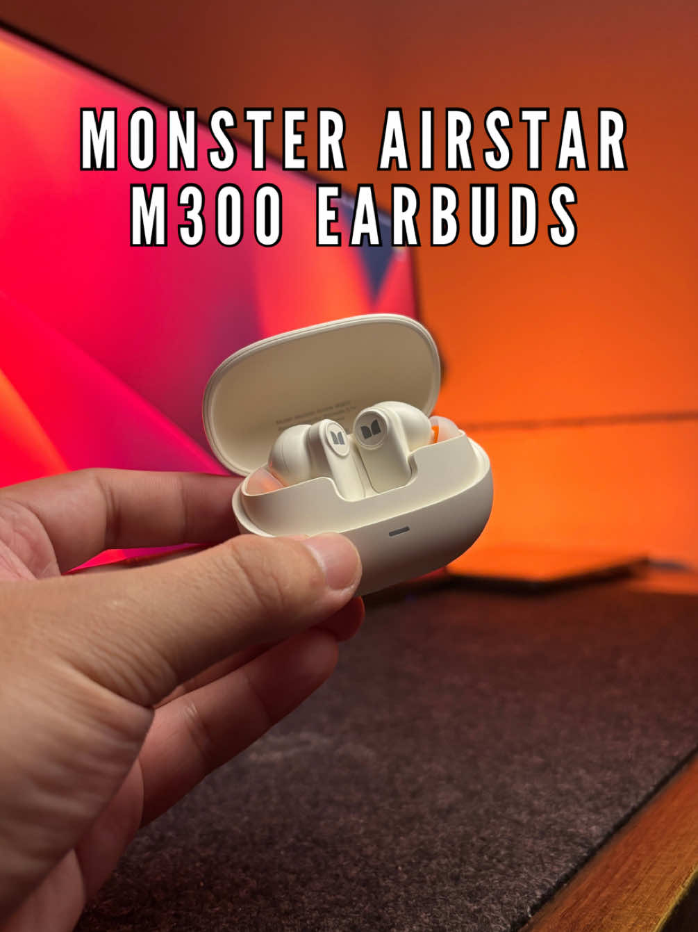 Turn up your everyday sound with the Monster M300 Earbuds — punchy bass, clean vocals, and a comfortable fit made for nonstop listening. Built for music lovers who want bold sound wherever they go. #wirelessearbuds  #bluetoothearbuds  #smallearbuds  #dailywear  #affordableearbuds 