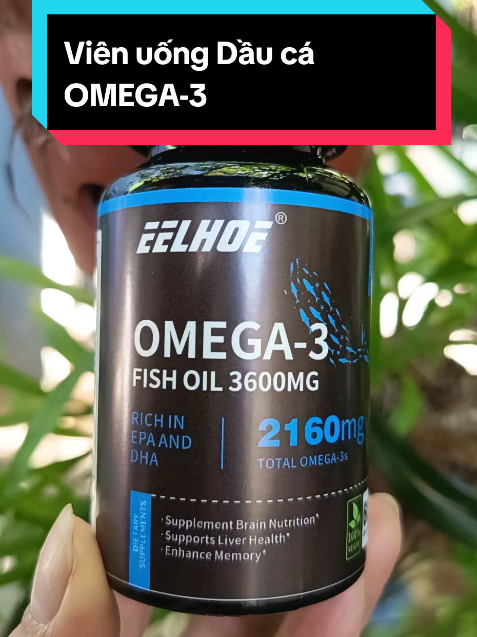 Dầu cá OMEGA-3 tăng cường hàng rào miễn dịch, bảo vệ toàn diện cho tim, mắt, khớp sản phẩm chất lượng, giá tốt #daucaomega3 #omega3 #thucphamchucnang #xuhuongtiktok #miushop585 