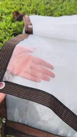Transparent Trapal Waterproof Makapal With Rope Garden Plant Outdoor Tarpaulin Rainproof Cloth#Transparent rain cloth # tarp # shade tarp # tarp # waterproof and wear resistant # hardware tools # efficient energy utility #fyp #foryou #tiktok #goodthing 