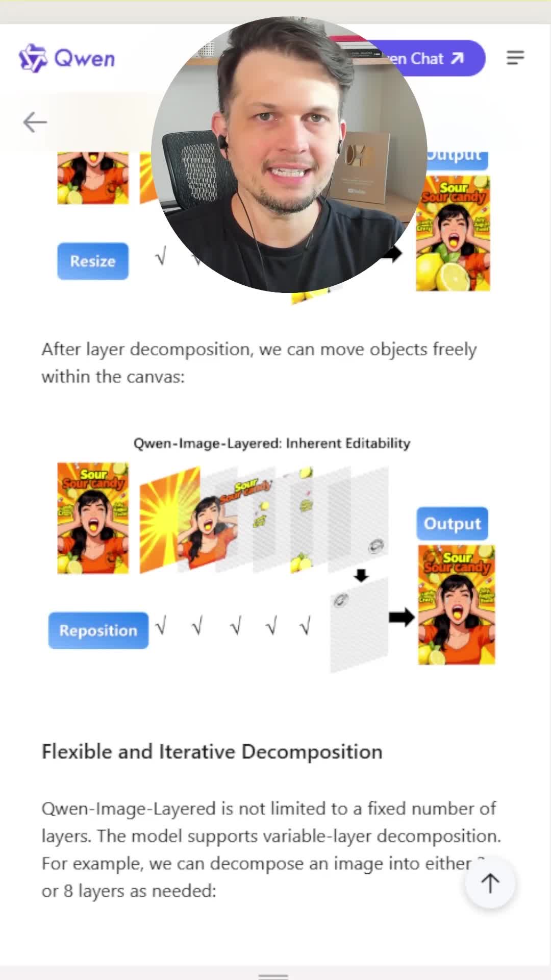 Essa inteligência artificial consegue separar uma imagem em várias camadas automaticamente, facilitando edições, ajustes de elementos e reaproveitamento do design sem precisar refazer tudo do zero. #Qwen #InteligenciaArtificial #IA #Design #EdicaoDeImagem #Tecnologia