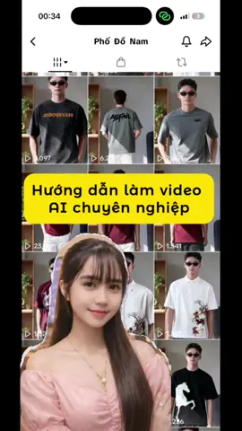 Hướng dẫn làm video AI thời trang nam #viral #ai #thoitrangnam 