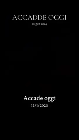#accadeoggi 