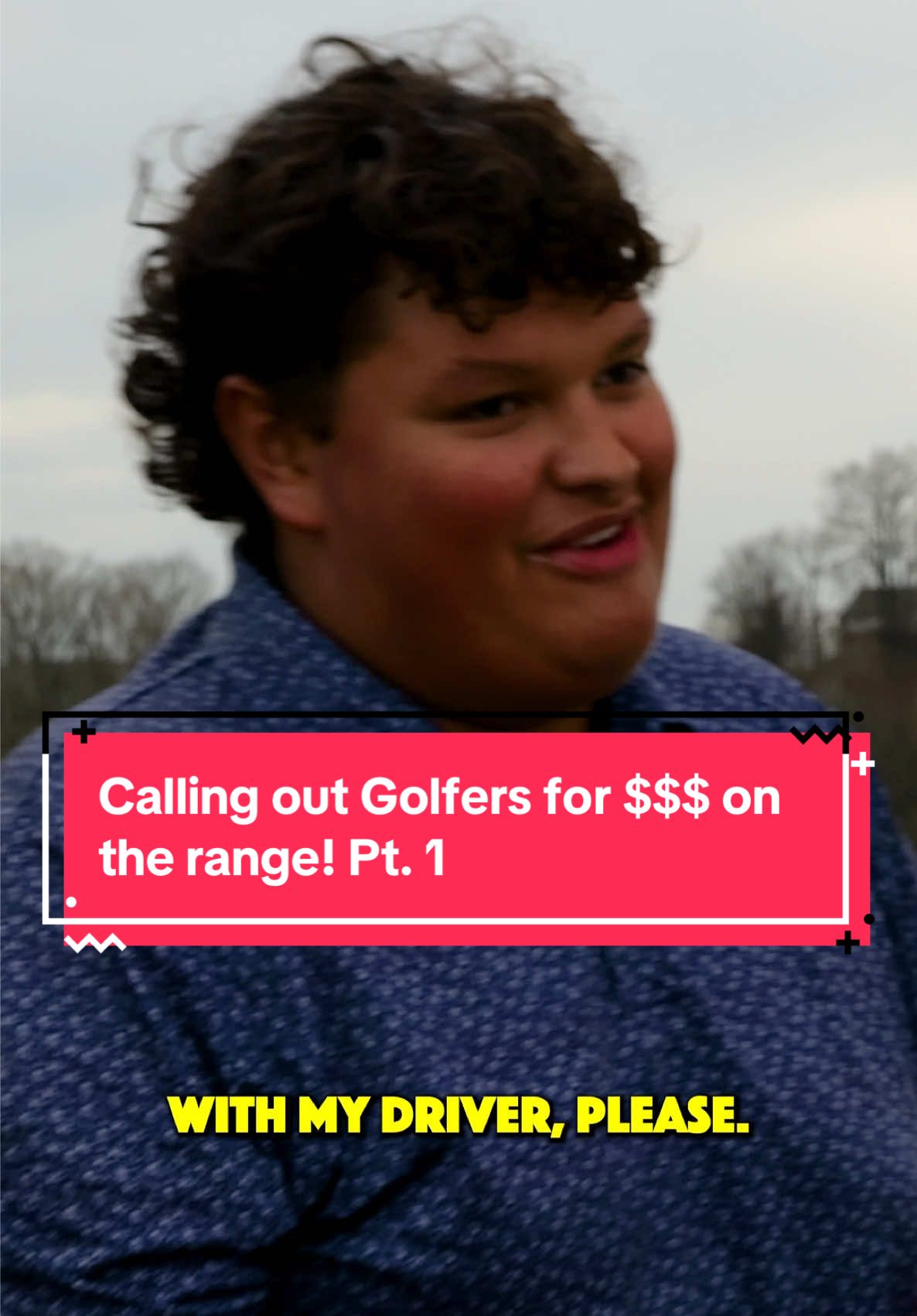 We saw Timothy on the range and told him we'd give him $1 for every yard he can hit this 1 iron so 100 yards = $100💰💰!How much would you walk away with? #golf #golftips #challenge 